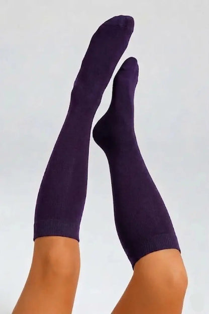 Dark Purple Compression Socks