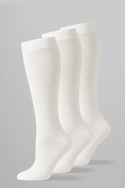 White Compression Sock 3-Pack