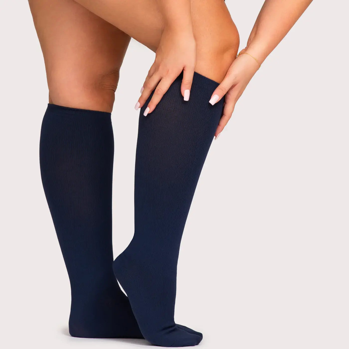 Navy Compression Socks