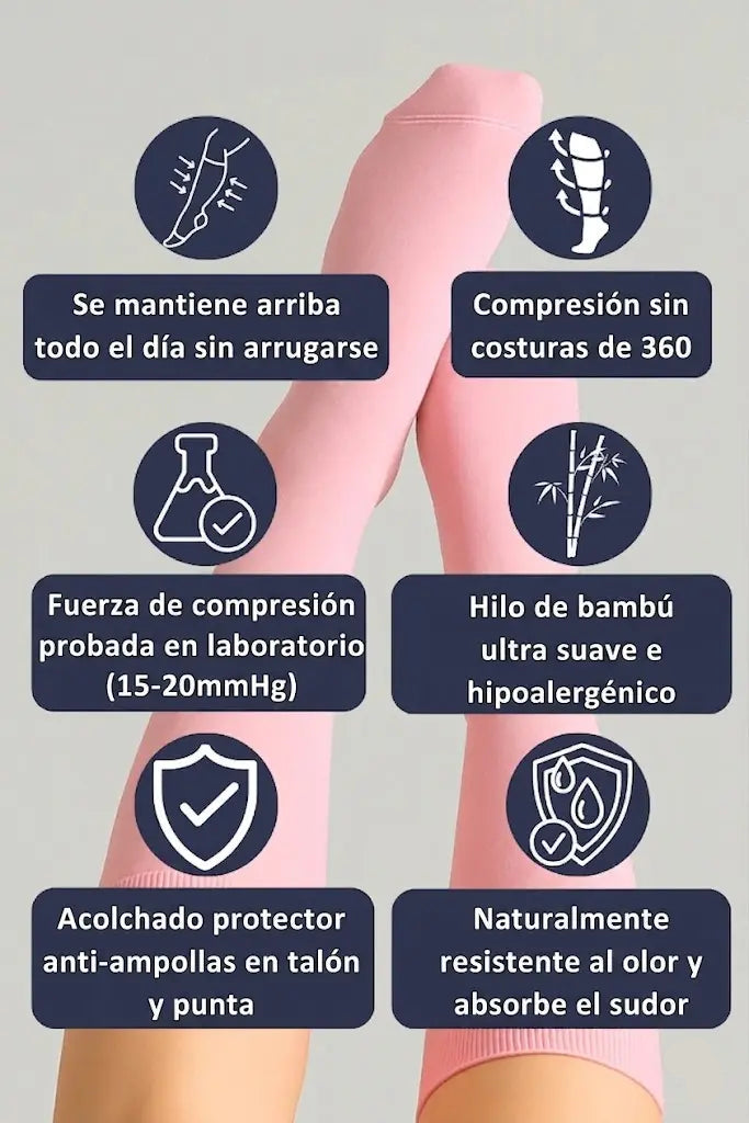Pink Compression Socks