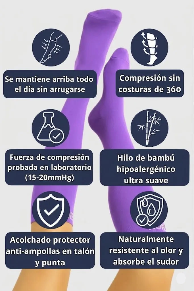 Purple Compression Socks